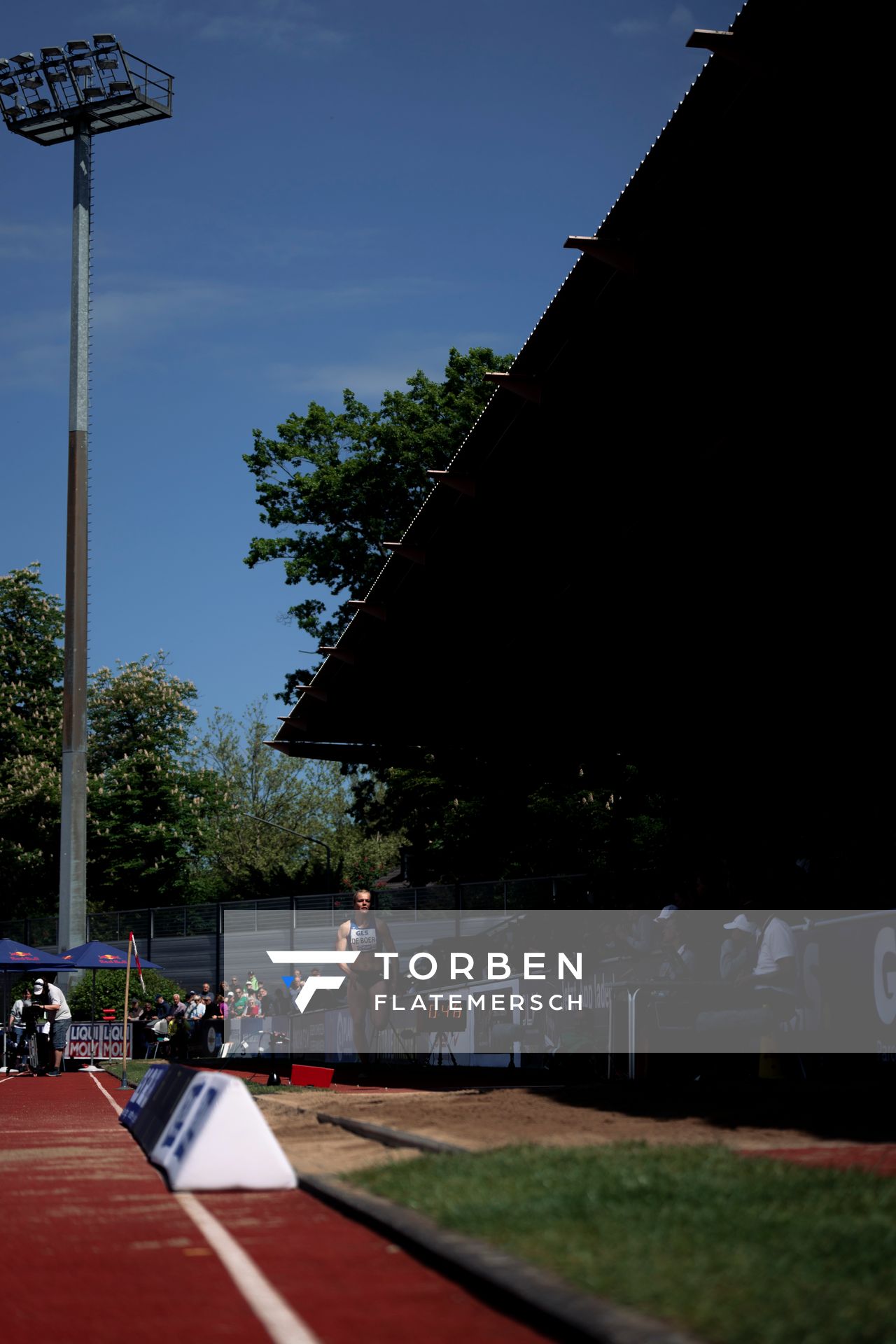 Paula de Boer (MTV Luebeck) beim Weitsprung am 08.05.2022 beim Stadtwerke Ratingen Mehrkampf-Meeting 2022 in Ratingen